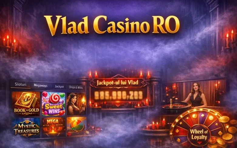 Vlad Casino games catalog banner