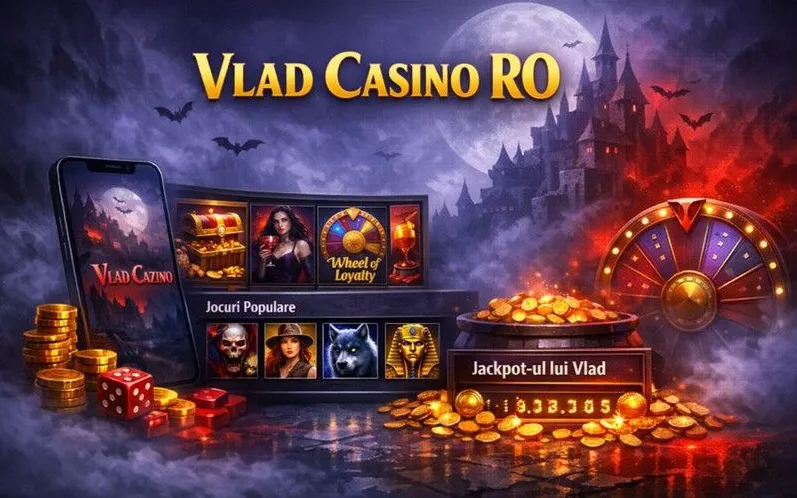 Vlad Casino login page hero banner