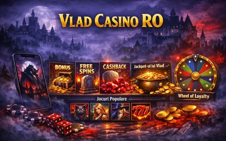Vlad Cazino registration page hero banner