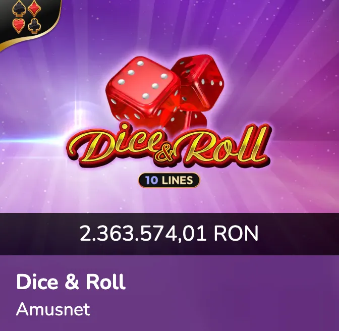 Dice and Roll slot by Amusnet