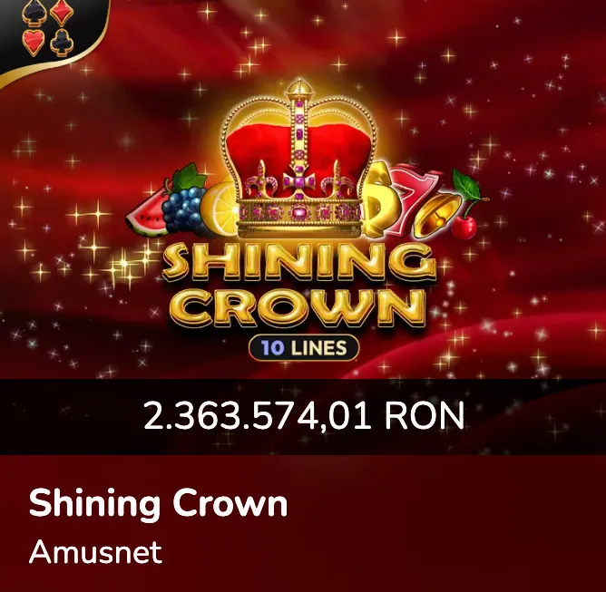 Shining Crown slot by Amusnet